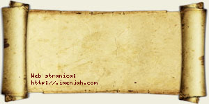 Jovana Sedlar vizit kartica